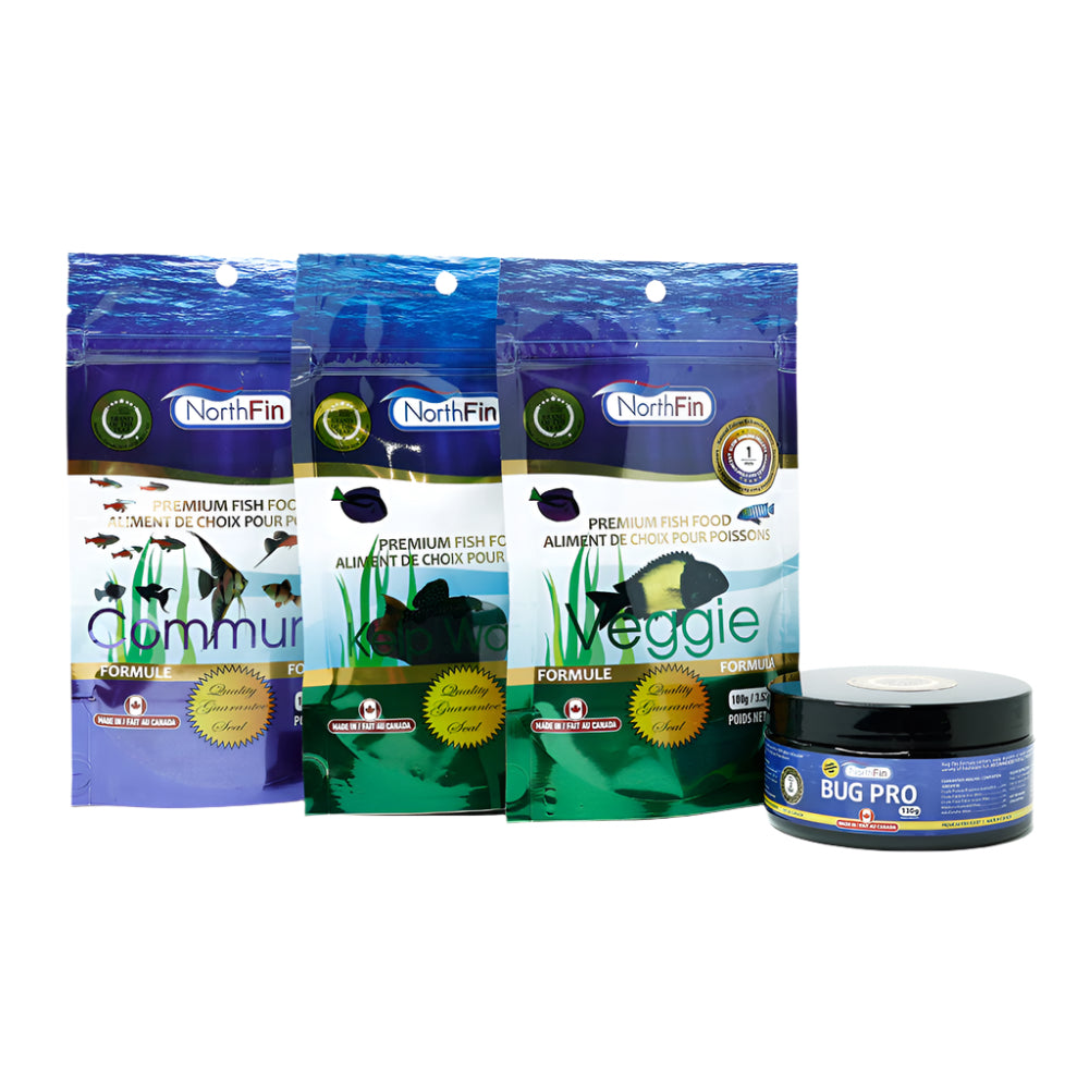 NorthFin Food Bundle For Fish, Shrimp & Snails
