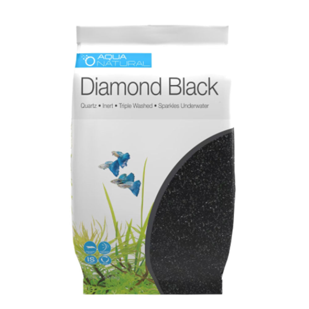 Aqua Natural Diamond Black Gravel Substrate