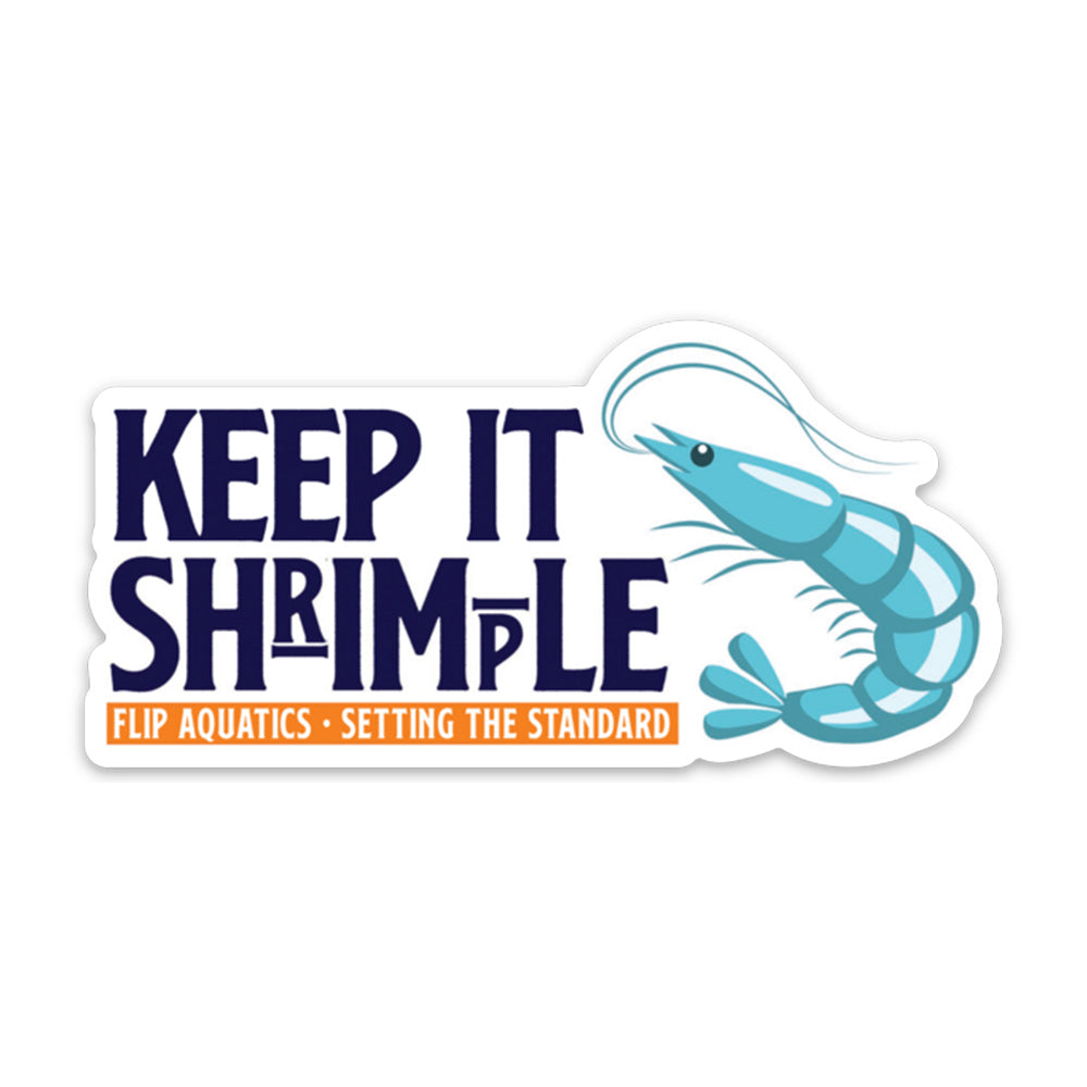 Keep It Shrimple Decal Sticker