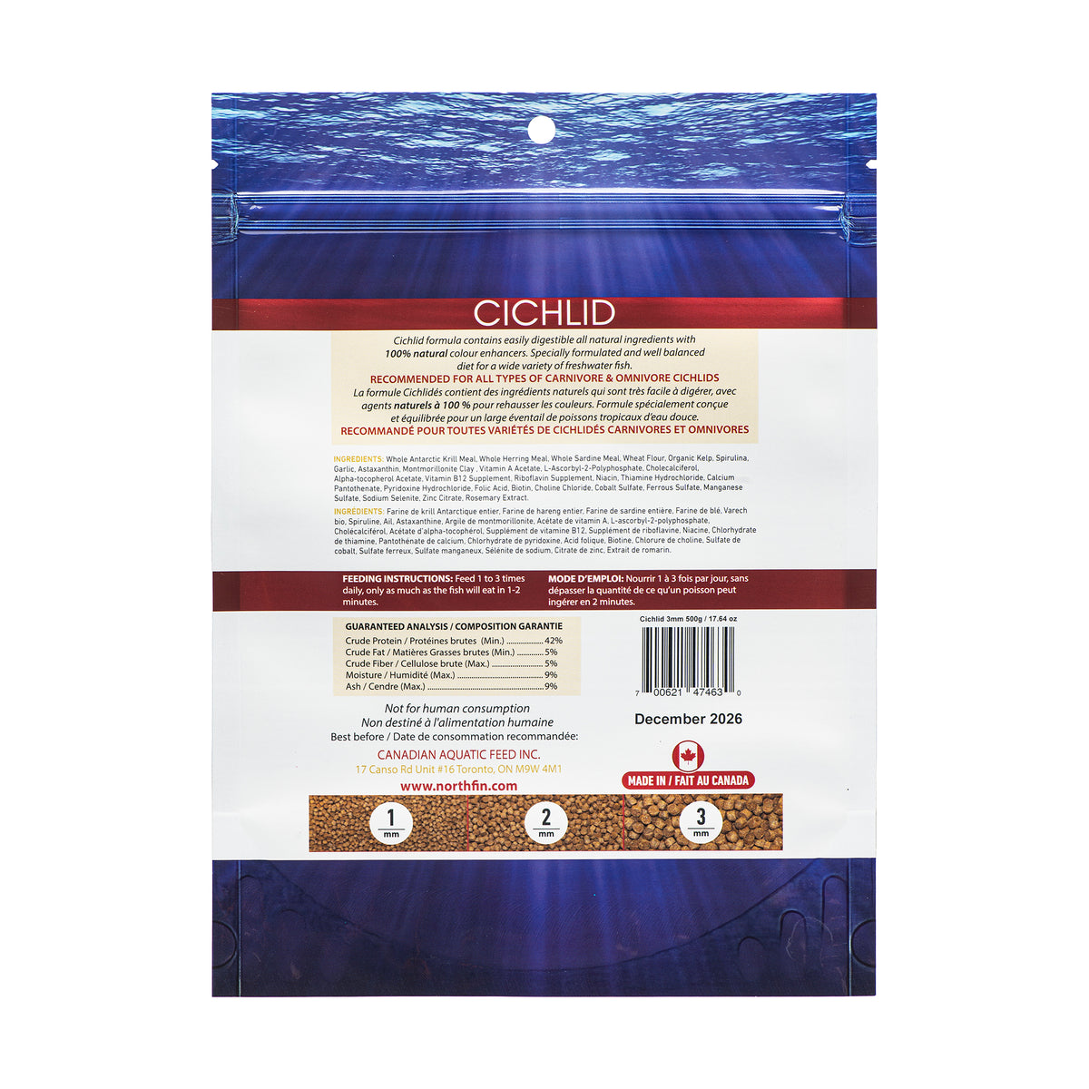 Northfin Cichlid Formula