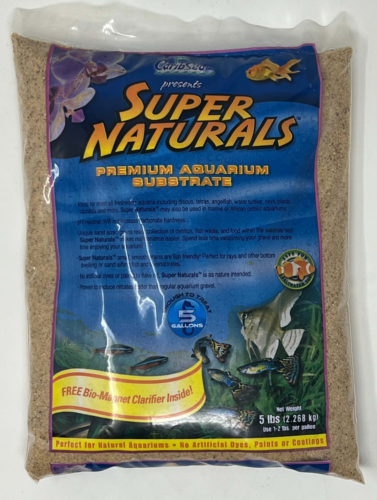 CaribSea Super Naturals Substrate - 5lb Bag