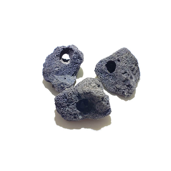 Black Carved Lava Rock