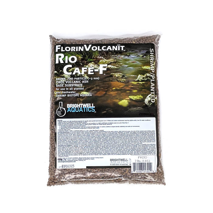 2 LB Bags - Brightwell Shrimp/Plant Soil - Brown (Rio Cafe)