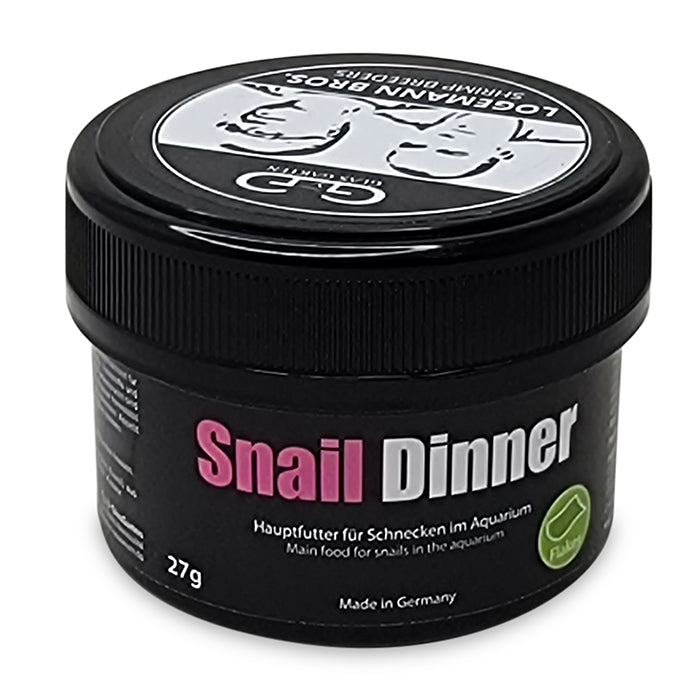 GlasGarten Snail Dinner – 54 G Hoofdvoer Voor Zoetwaterslakken – 100% Natuurlijke Ingrediënten, Vormvaste Vlokken – Met Pompoen, Brandnetel, Insecten En Mineralen – Made In Germany